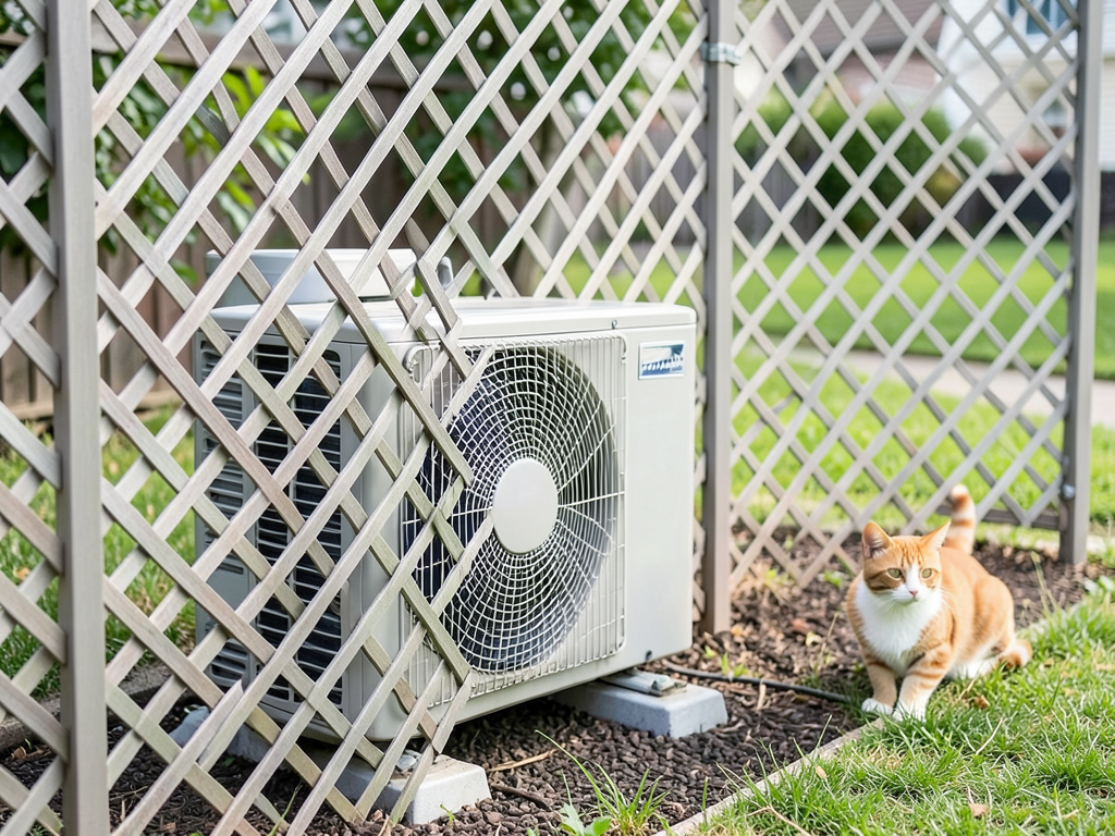 How to Keep Your Dog or Cat Safe Around the Outdoor AC Unit in Your North Huntington Yard
