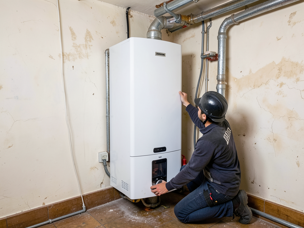Replacing your old boiler in an etna victorian wit